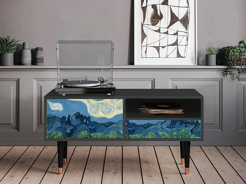 TV-meubel - 115х59х48 cm - T3 - The Oil Trees, Antraciet