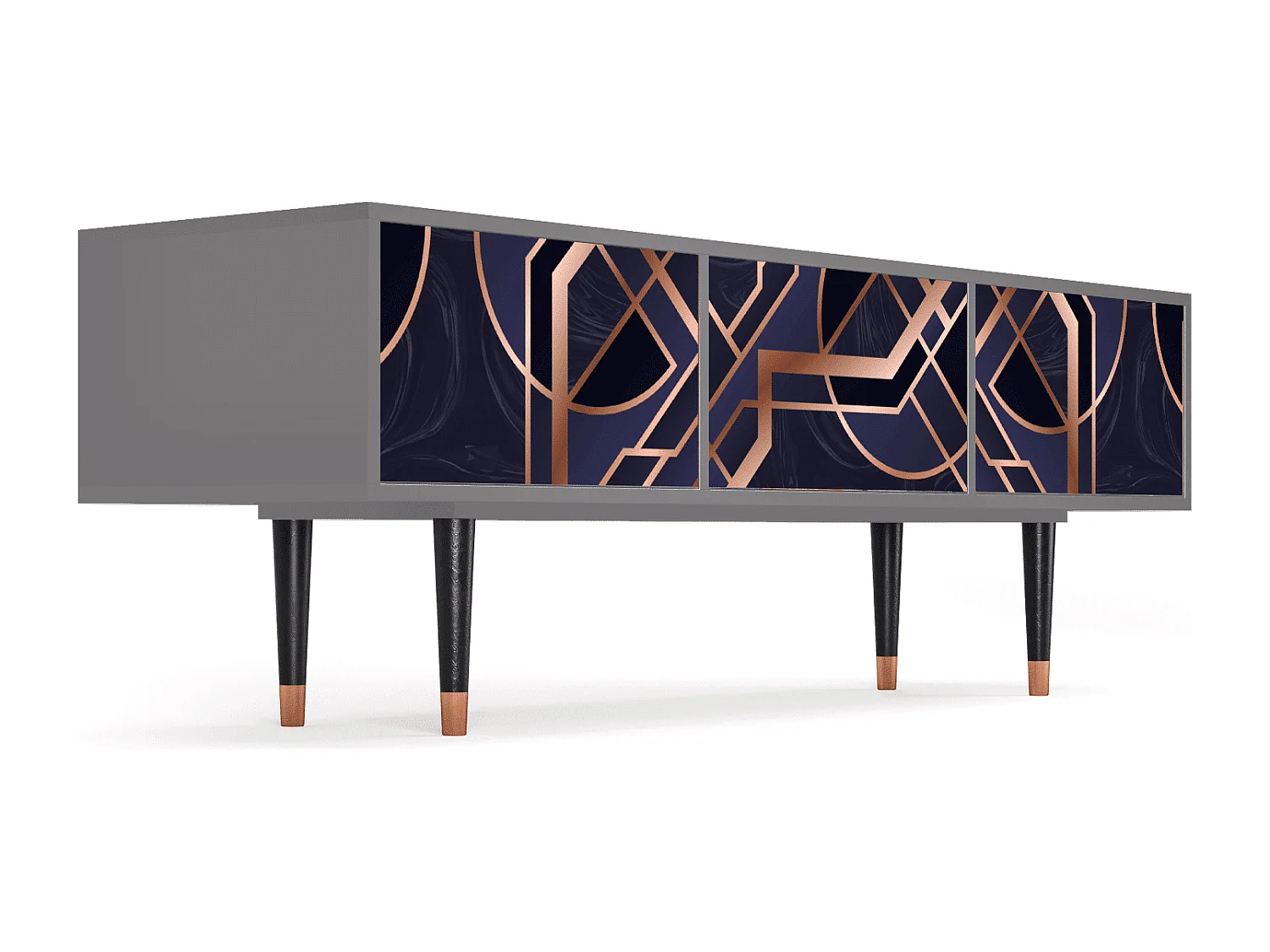 Mobile TV - 170х59х48 cm - T4 - Purple Temple, Grigio