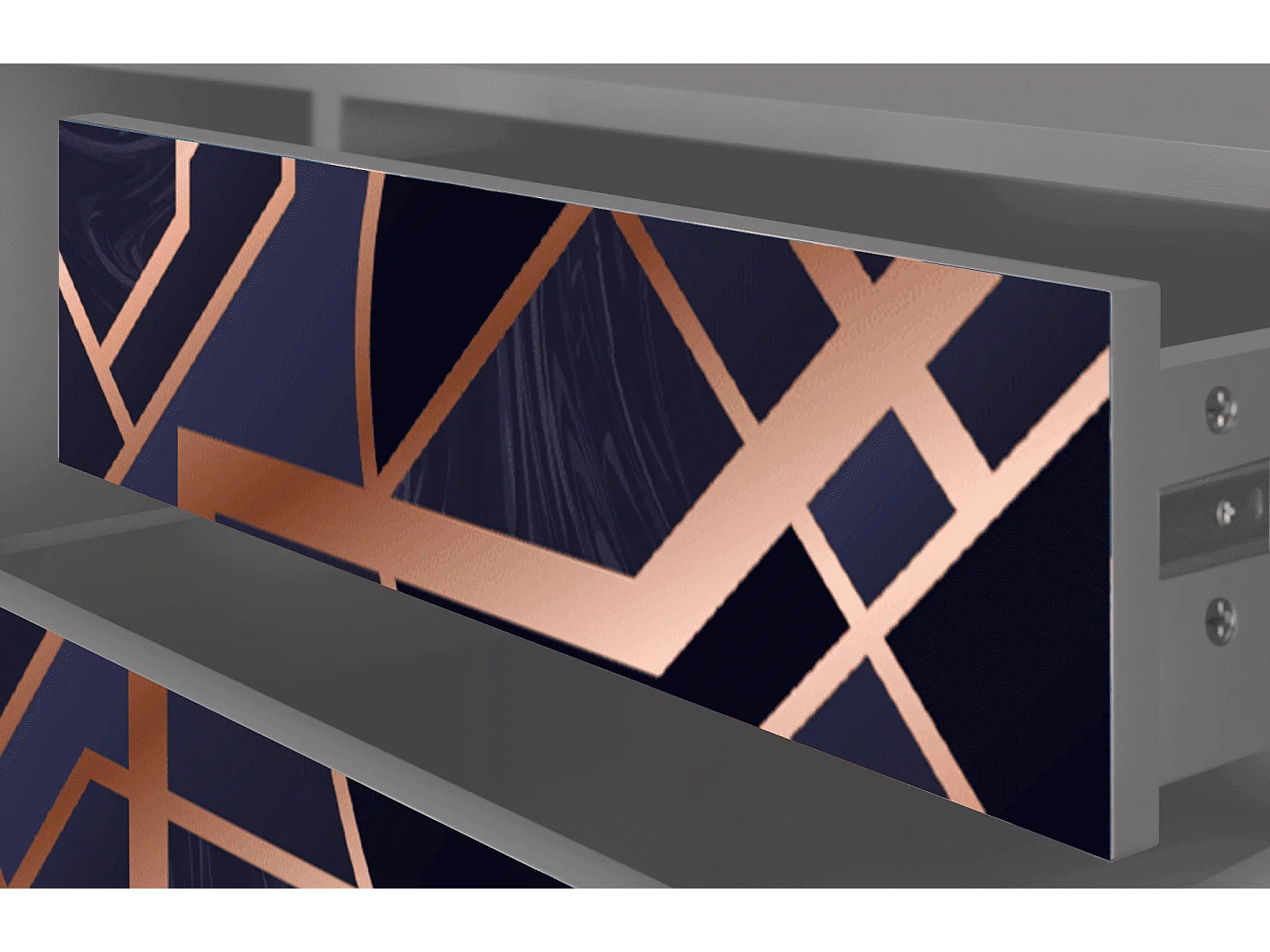 Mobile TV - 170х59х48 cm - T4 - Purple Temple, Grigio