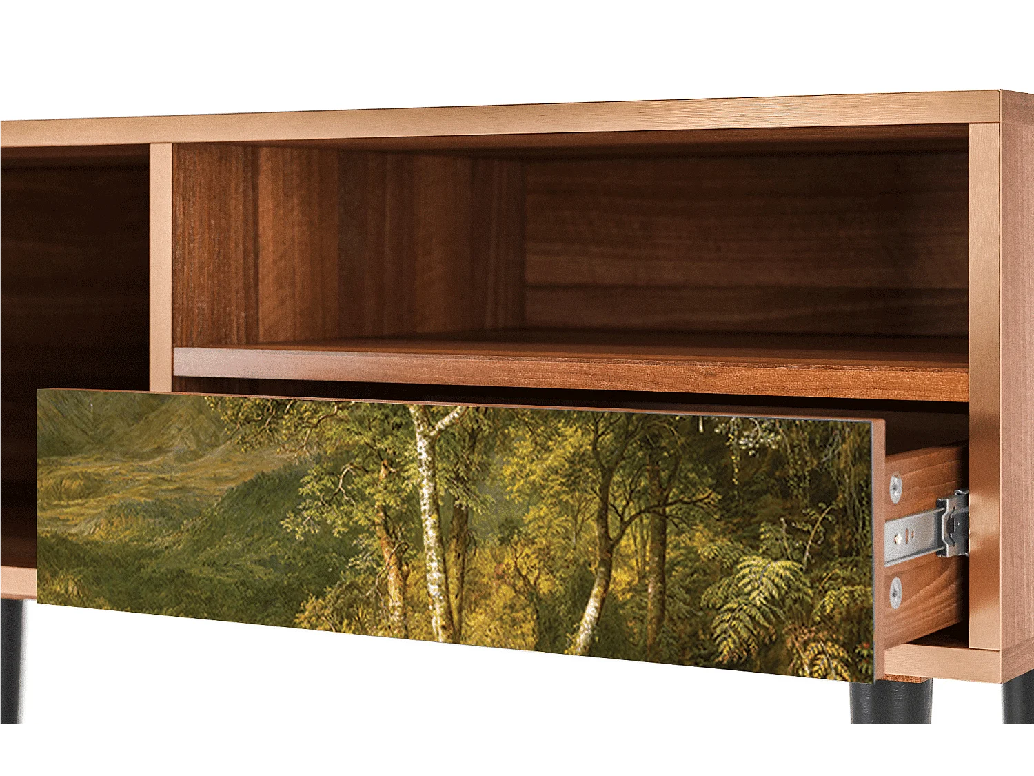 Mobile TV - 115х59х48 cm - T3 - The Heart of the Andes , Noce