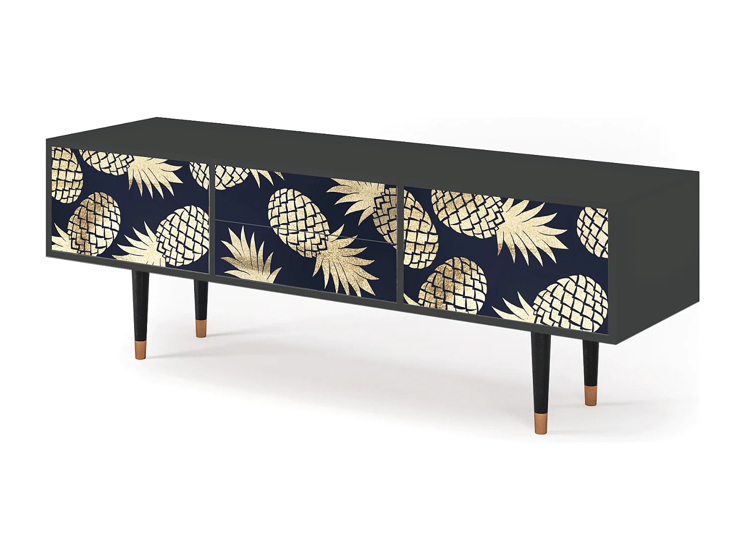 Meuble TV - 170х59х48 cm - T4 - Sunny Pineaple, Anthracite