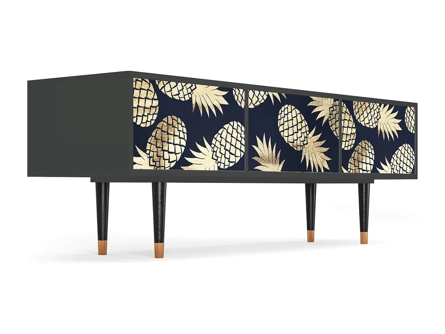 TV-meubel - 170х59х48 cm - T4 - Sunny Pineaple, Antraciet