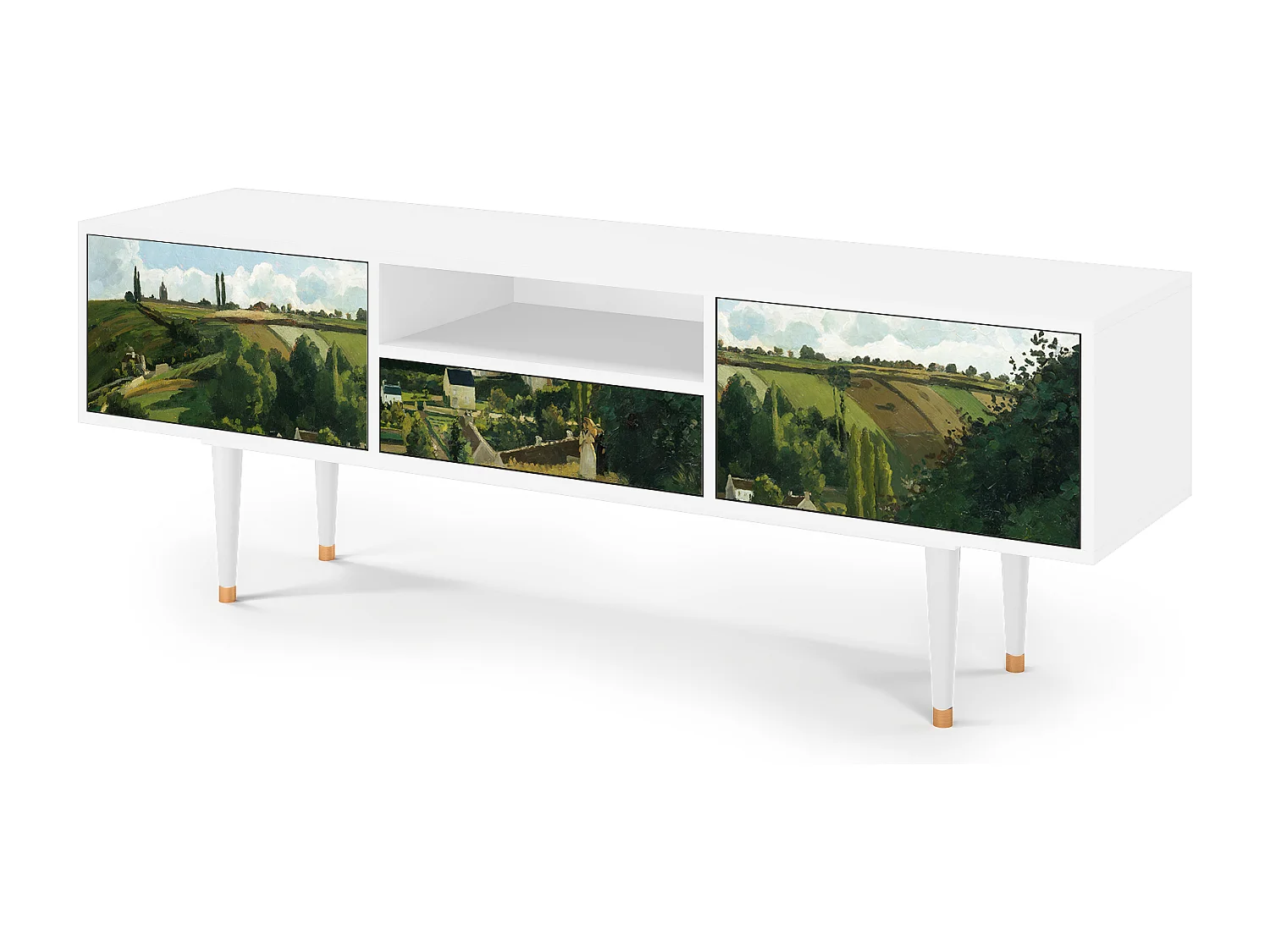 TV-meubel - 170х59х41 cm - T6 - Jalais Hill by Pissarro, Wit