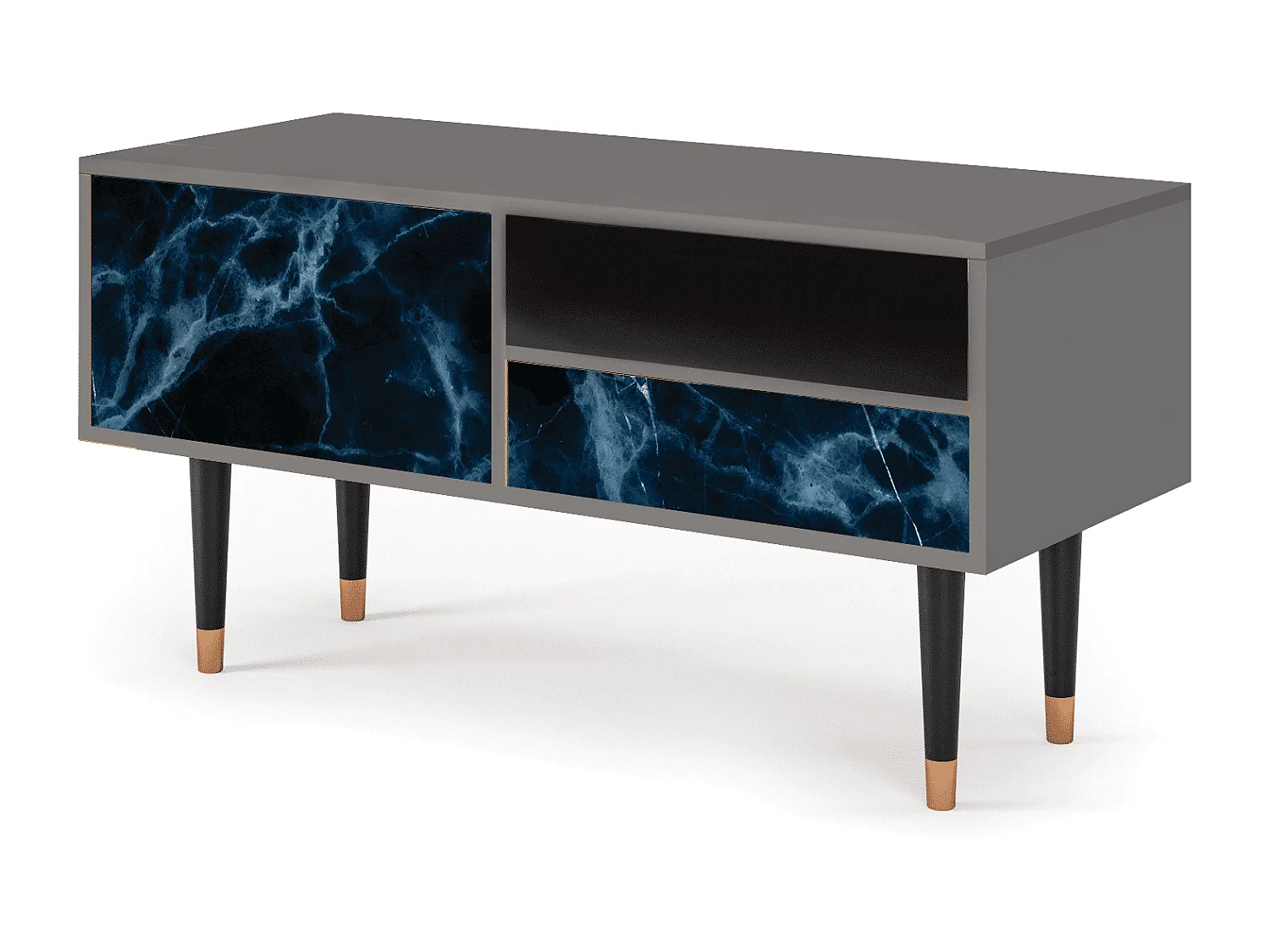 Meuble TV - 115х59х48 cm - T3 - Deep Ocean, Gris