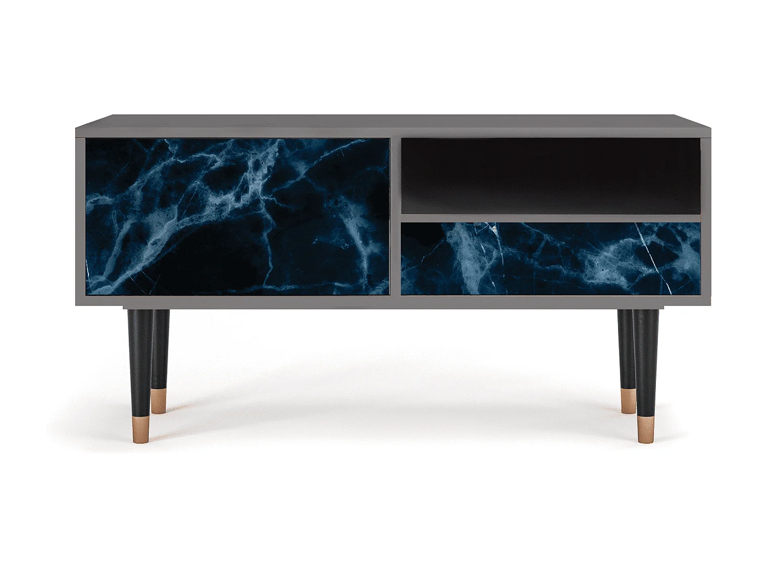 Meuble TV - 115х59х48 cm - T3 - Deep Ocean, Gris