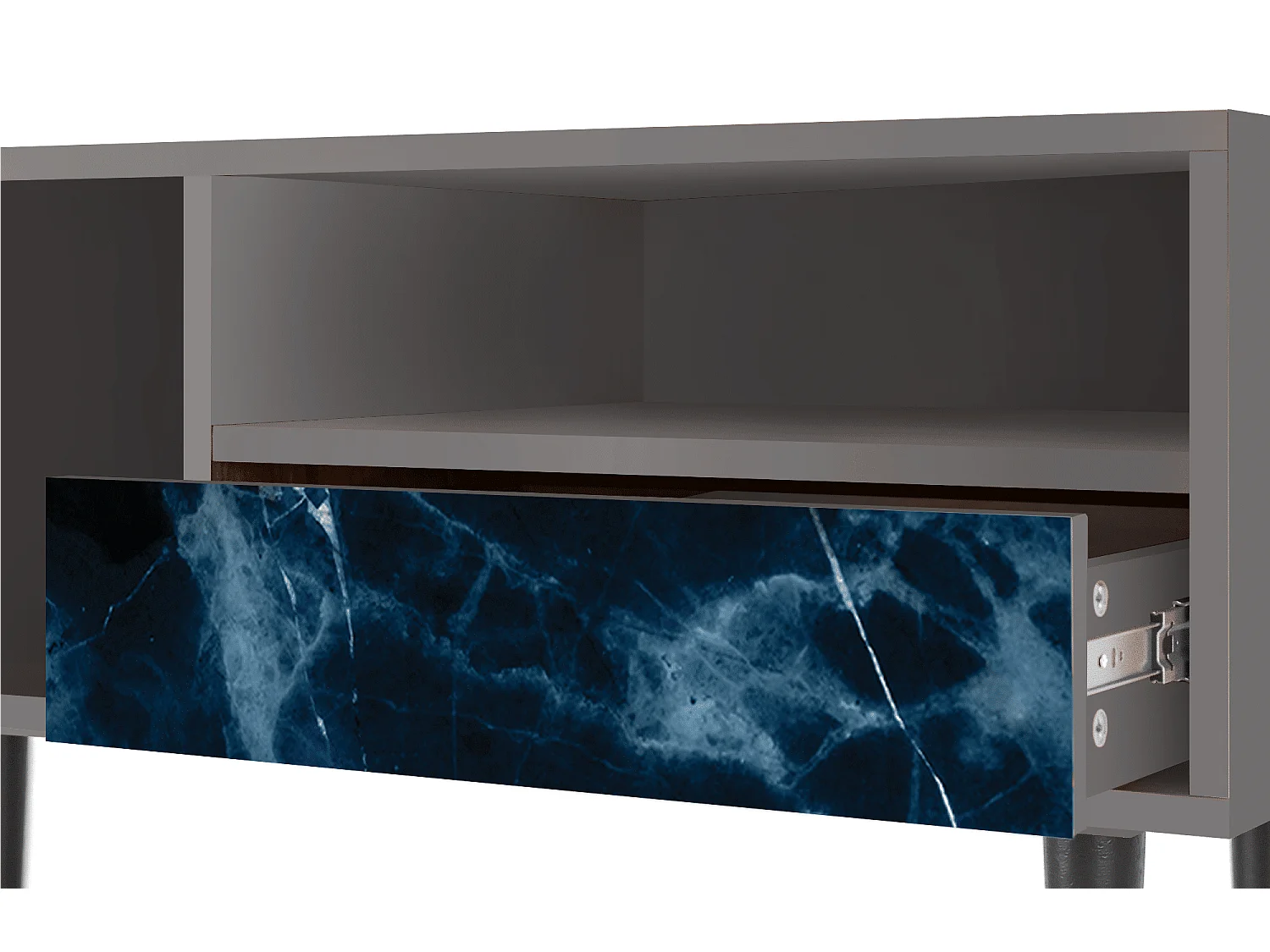 Meuble TV - 115х59х48 cm - T3 - Deep Ocean, Gris