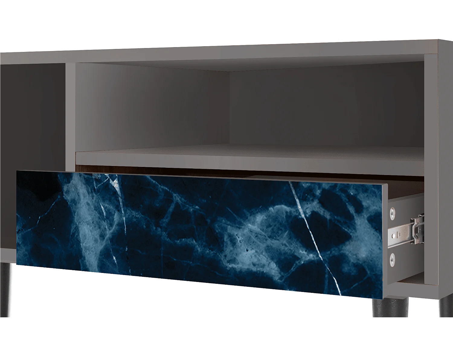 Mobile TV - 115х59х48 cm - T3 - Deep Ocean, Grigio