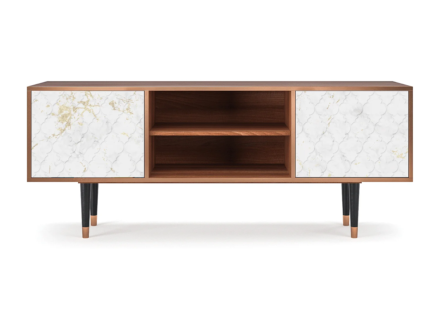 Meuble TV - 170х69х48 cm - T2 - Sweet Cotton, Noyer