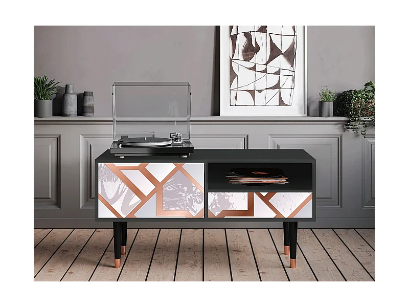 Meuble TV - 115х59х48 cm - T3 - Pastel Fairytale, Anthracite