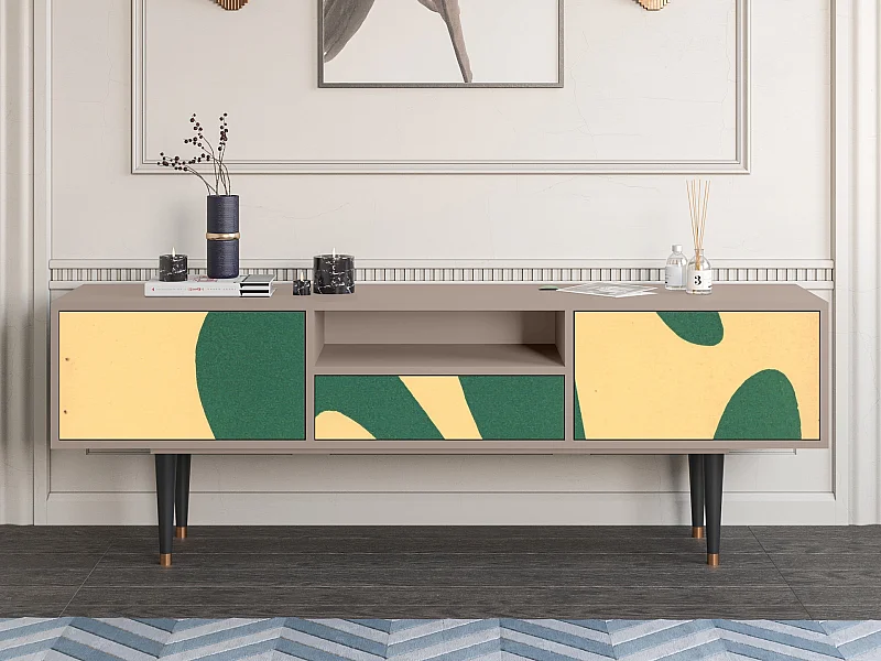 Mueble de TV - 170х59х41 cm - T6 - Constellations by Arp, Latte