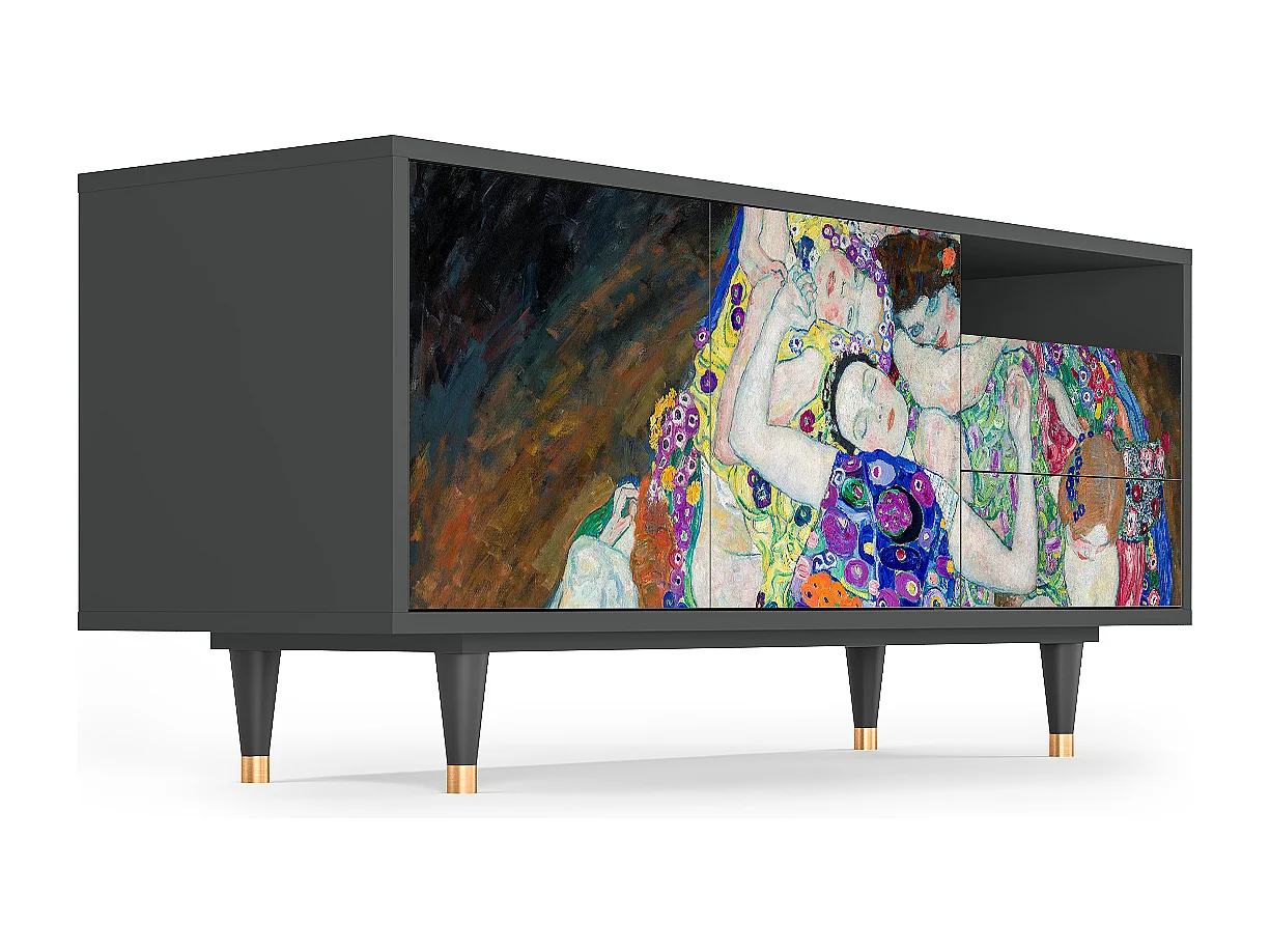 Meuble TV - 125х56х41 cm - T7 - The Maiden by Klimt, Anthracite