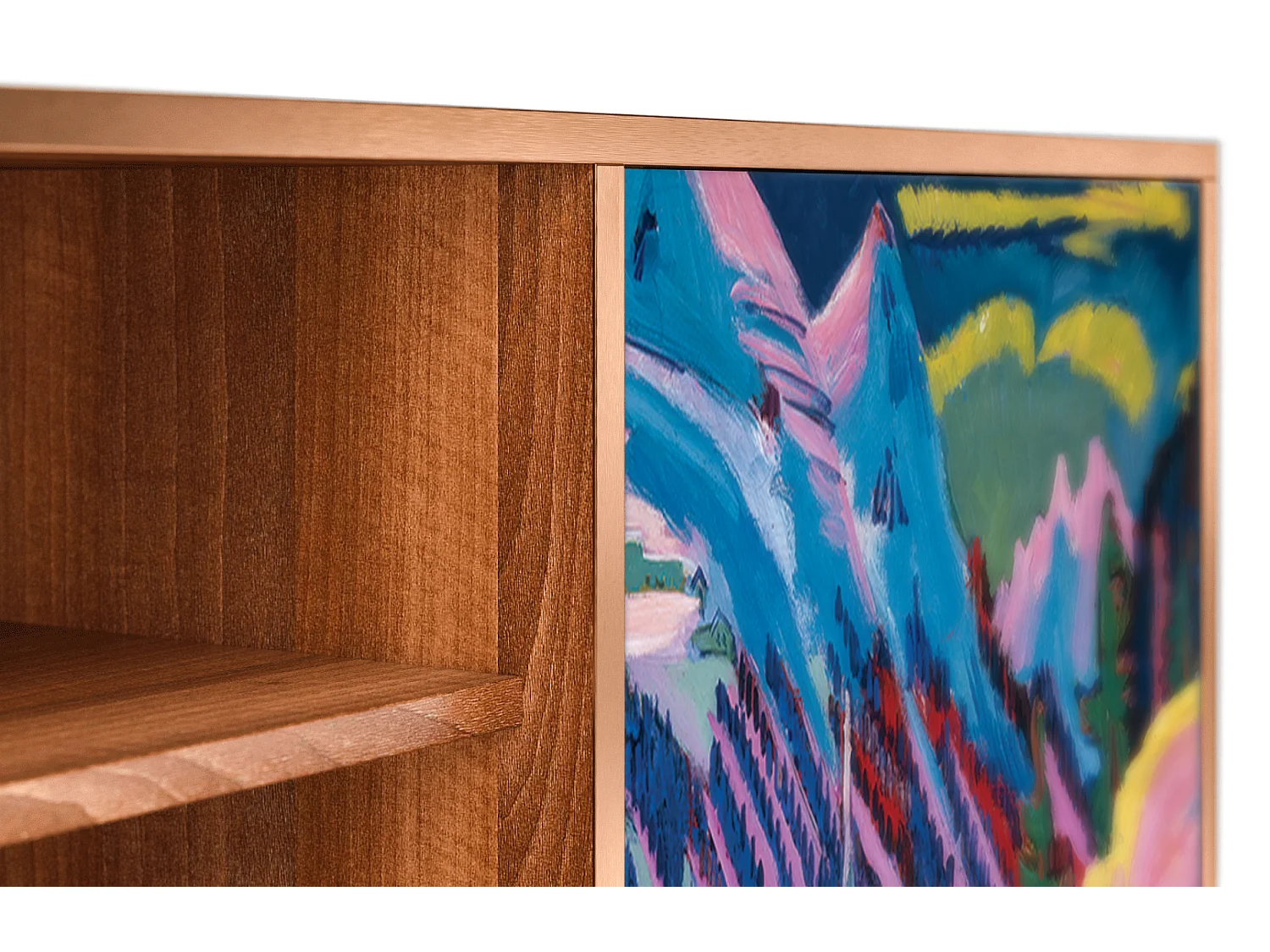 TV-meubel - 170х69х48 cm - T2 - Davos Winter, Walnoot