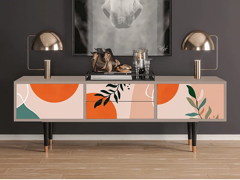 Meuble TV - 170х59х48 cm - T4 - Artwork, Latte