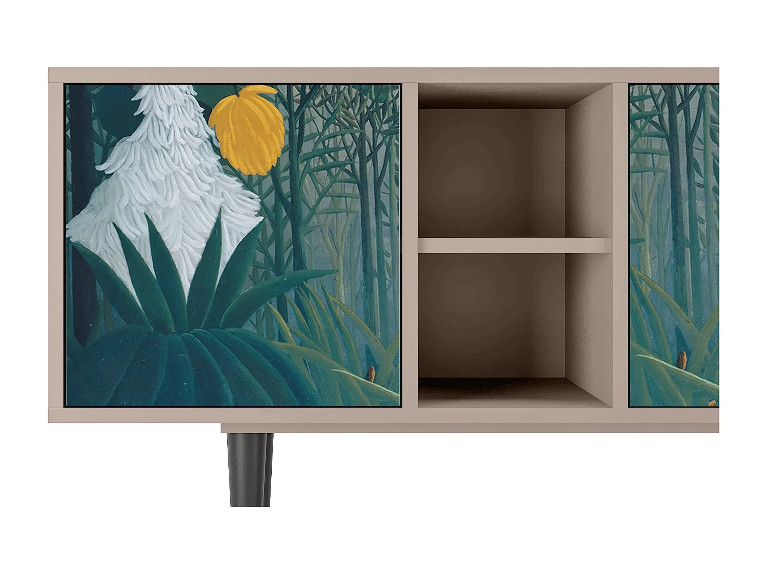 Meuble TV - 150х69х41 cm - T5 - The Repast of the Lion, Latte