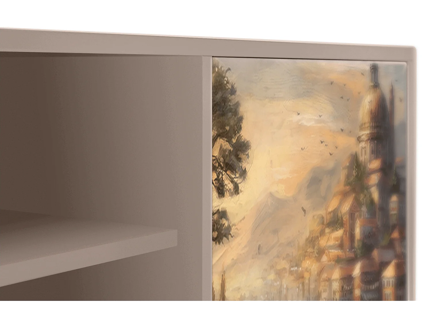 Mueble de TV - 170х69х48 cm - T2 - Venice, Latte