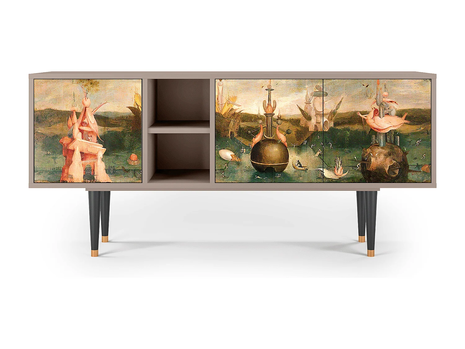 Meuble TV - 150х69х41 cm - T5 - Garden of Delights , Sable