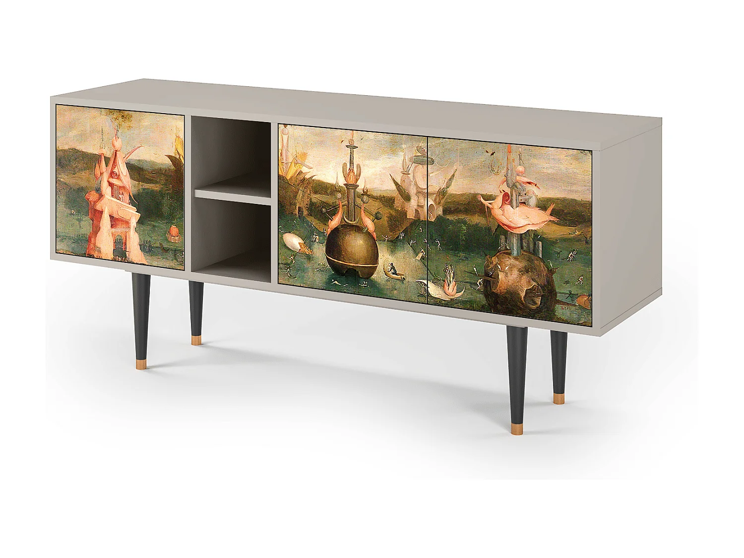 Meuble TV - 150х69х41 cm - T5 - Garden of Delights , Sable