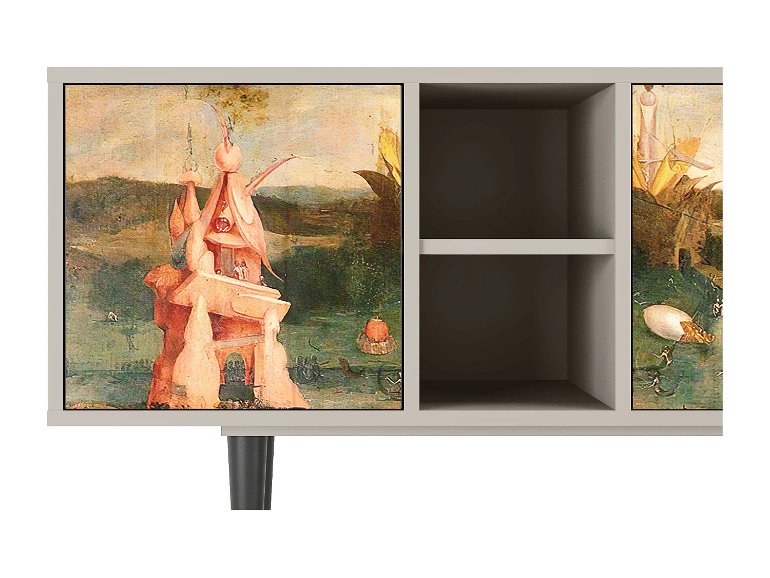 Meuble TV - 150х69х41 cm - T5 - Garden of Delights , Sable