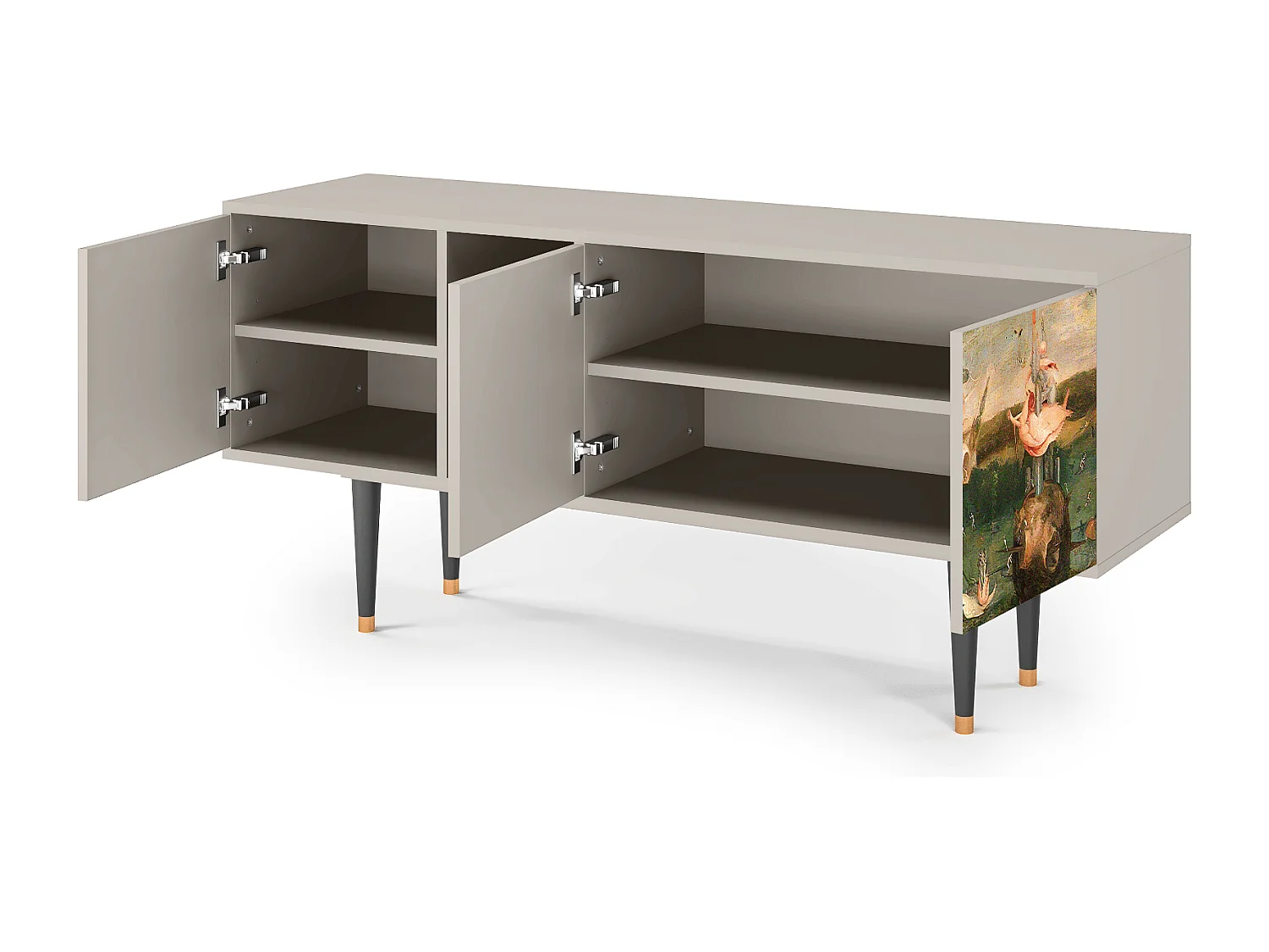 Meuble TV - 150х69х41 cm - T5 - Garden of Delights , Sable