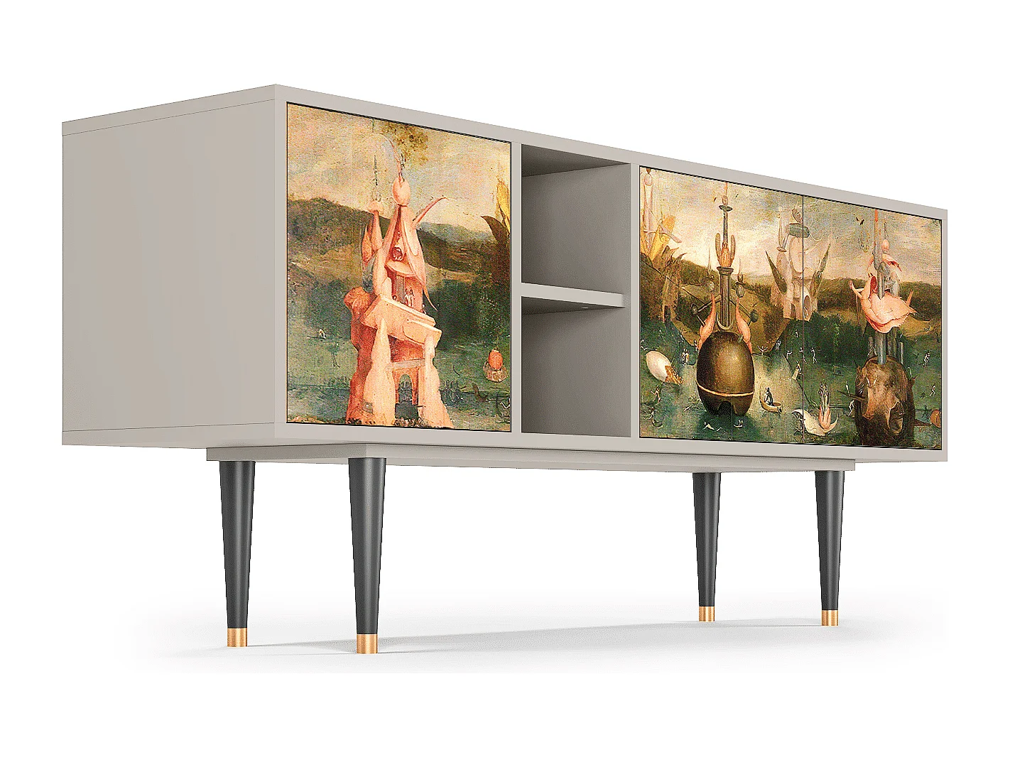 Mueble de TV - 150х69х41 cm - T5 - Garden of Delights , Areia