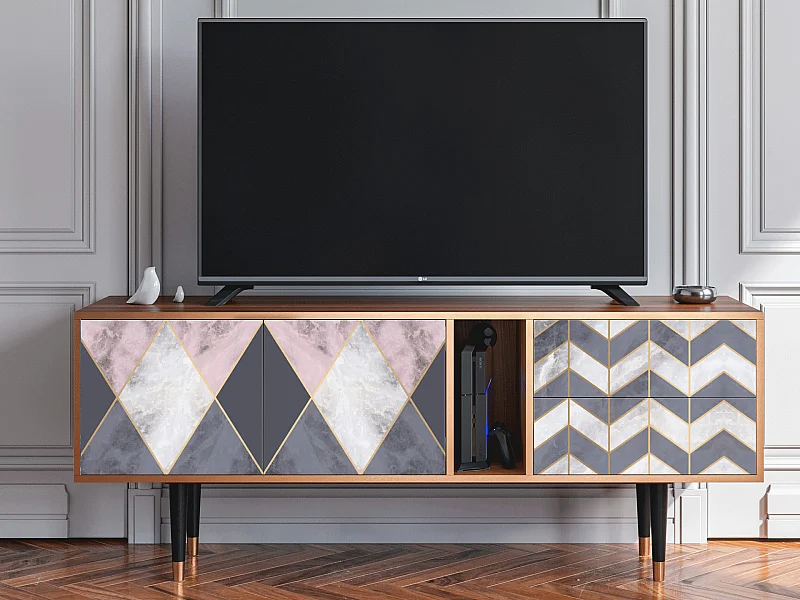 Meuble TV - 170х69х48 cm - T1 - Ideal Harmony, Noyer