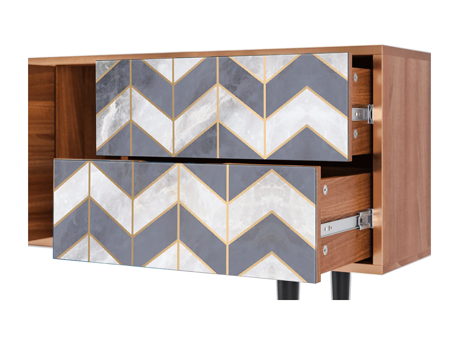 Meuble TV - 170х69х48 cm - T1 - Ideal Harmony, Noyer