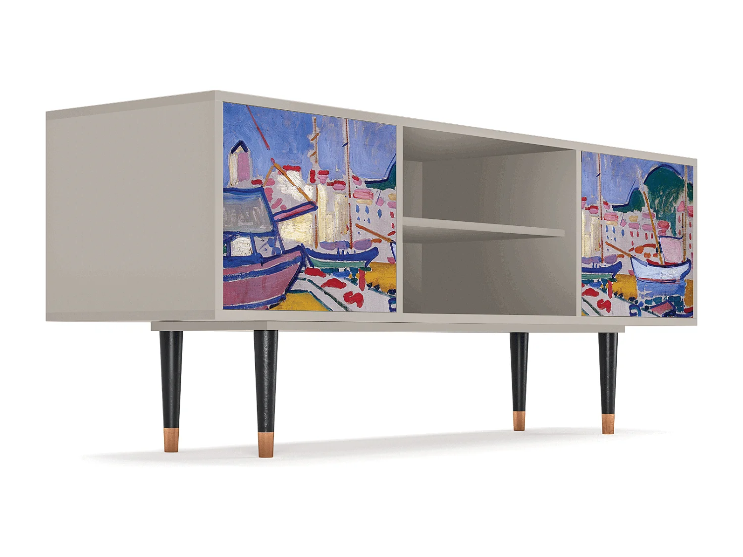 Mueble de TV - 170х69х48 cm - T2 - The Port of Collioure , Arena