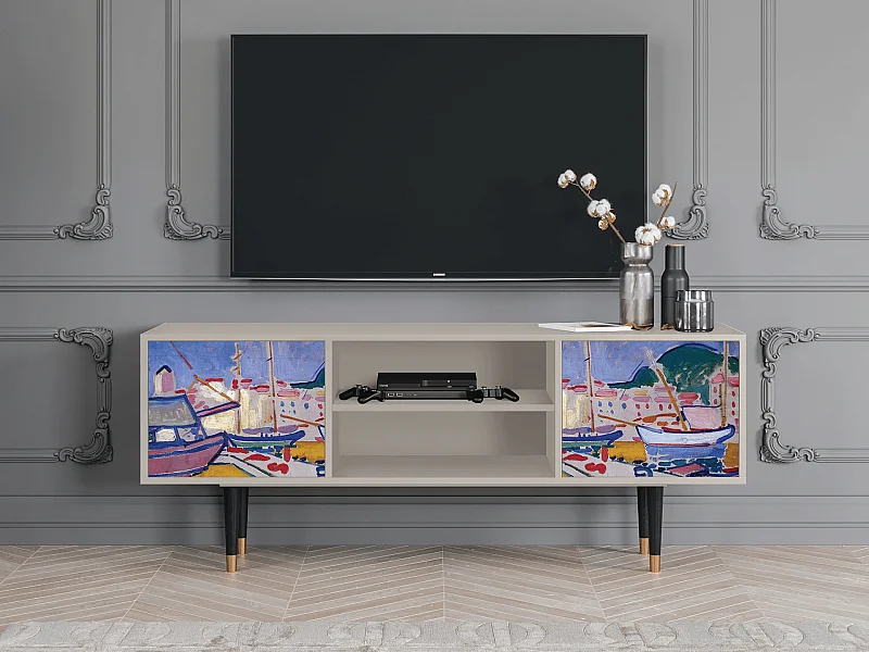 Mueble de TV - 170х69х48 cm - T2 - The Port of Collioure , Arena