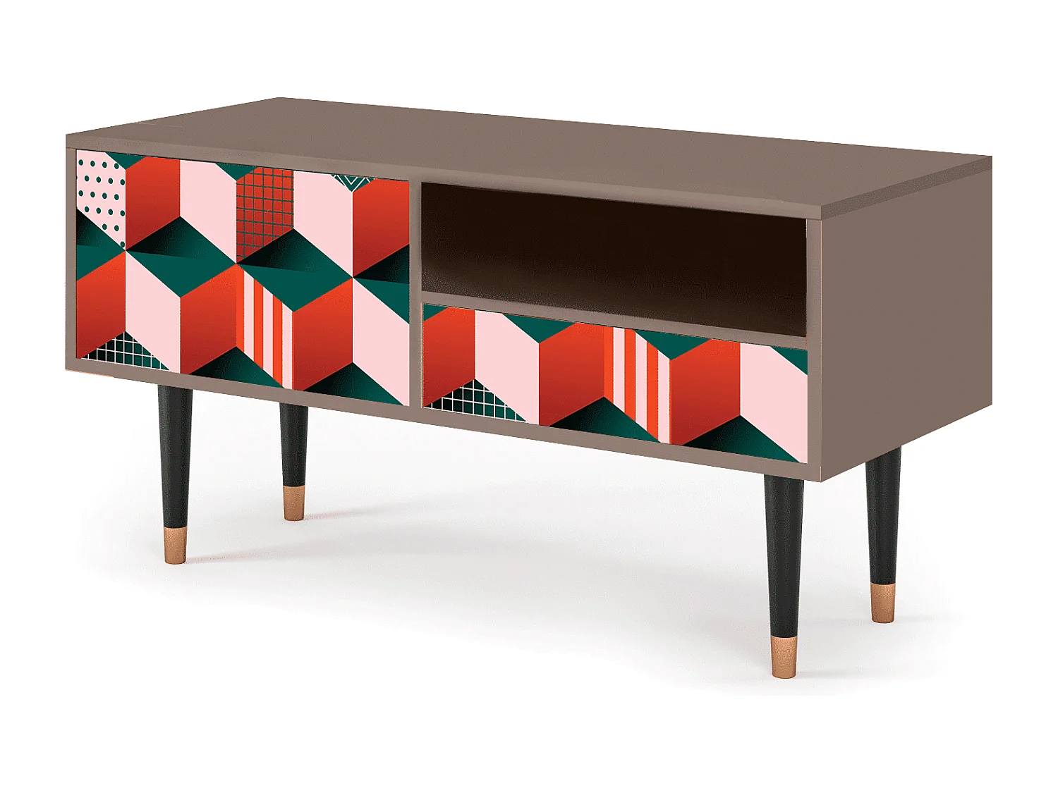 Szafka RTV - 115х59х48 cm - T3 - Pepsi-Cola, Latte