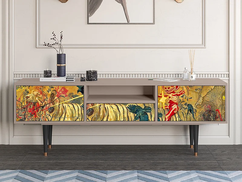 TV-meubel - 170х59х41 cm - T6 - Blood by James Jean, Latte