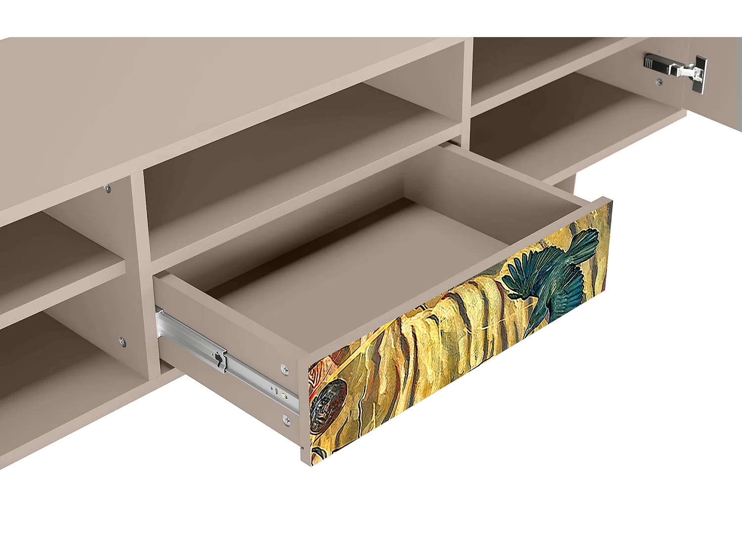 Meuble TV - 170х59х41 cm - T6 - Blood by James Jean, Latte