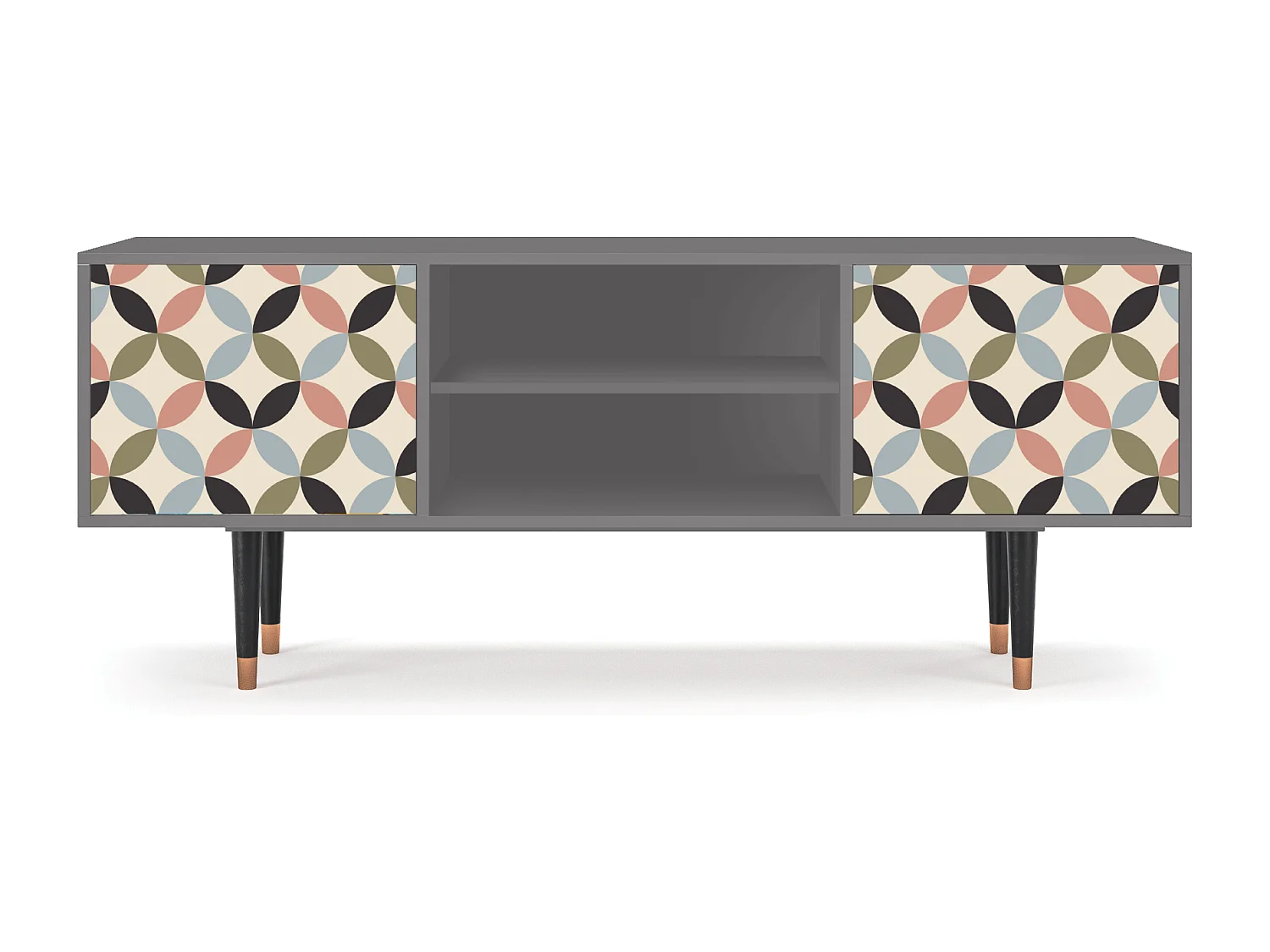 Meuble TV - 170х69х48 cm - T2 - Butterfly Effect, Gris