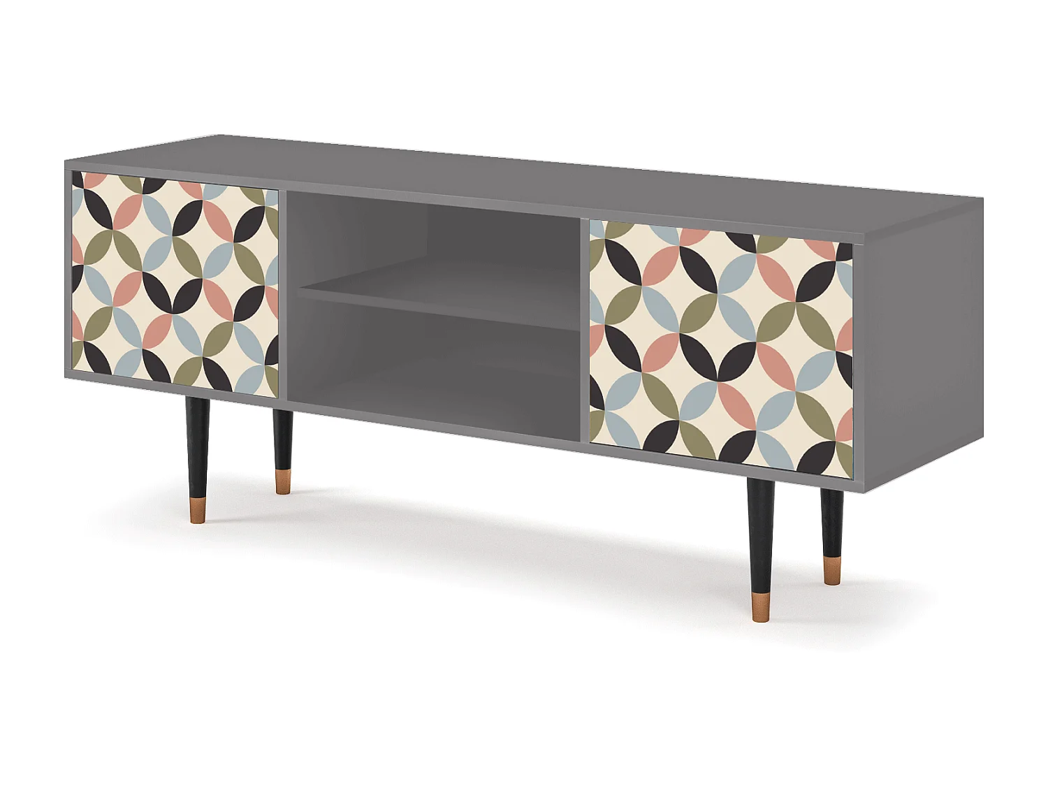 Meuble TV - 170х69х48 cm - T2 - Butterfly Effect, Gris