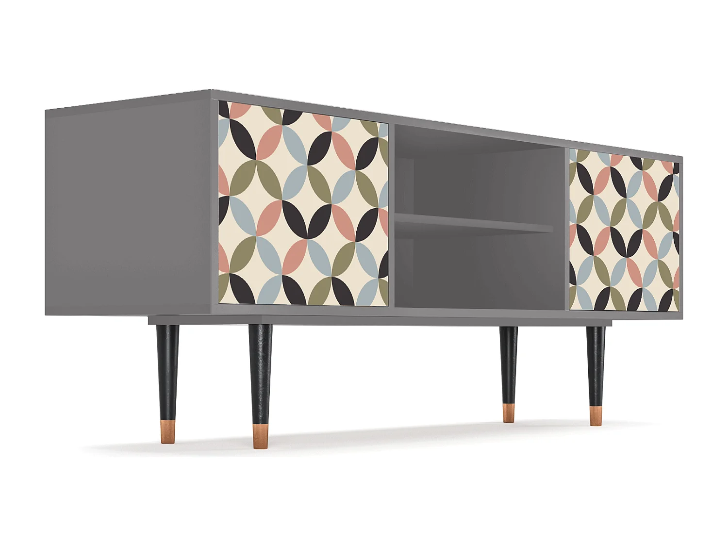 Meuble TV - 170х69х48 cm - T2 - Butterfly Effect, Gris