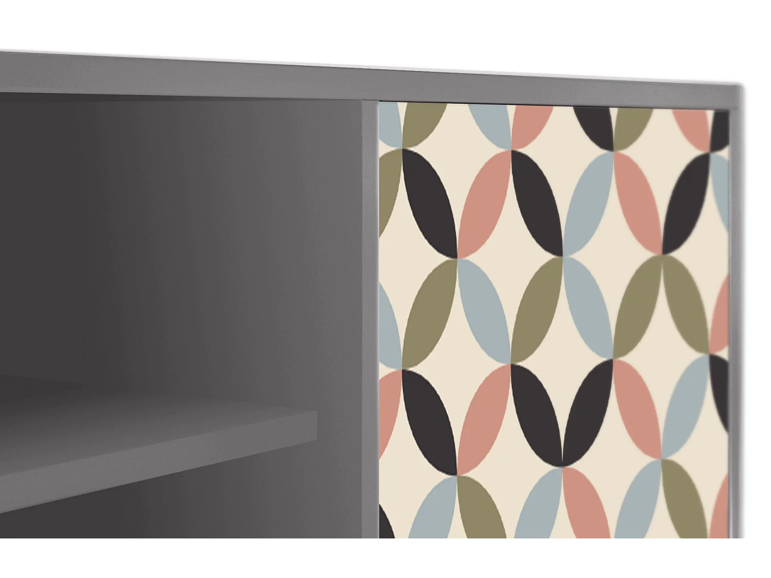 Meuble TV - 170х69х48 cm - T2 - Butterfly Effect, Gris