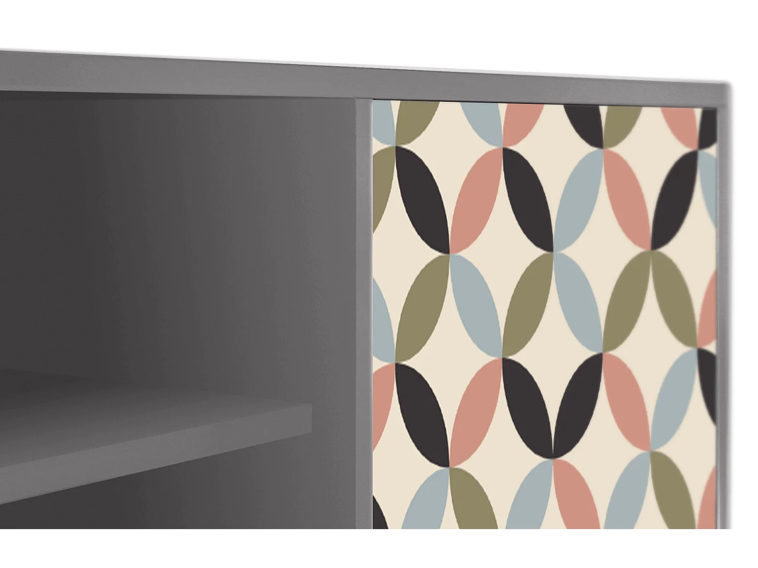 Mobile TV - 170х69х48 cm - T2 - Butterfly Effect, Grigio