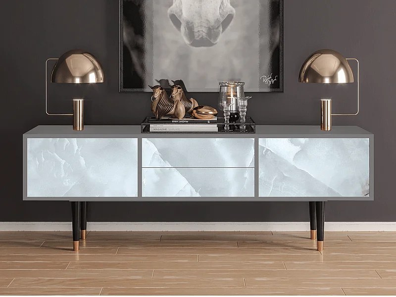 TV-Möbel - 170х59х48 cm - T4 - The Onyx, Grau