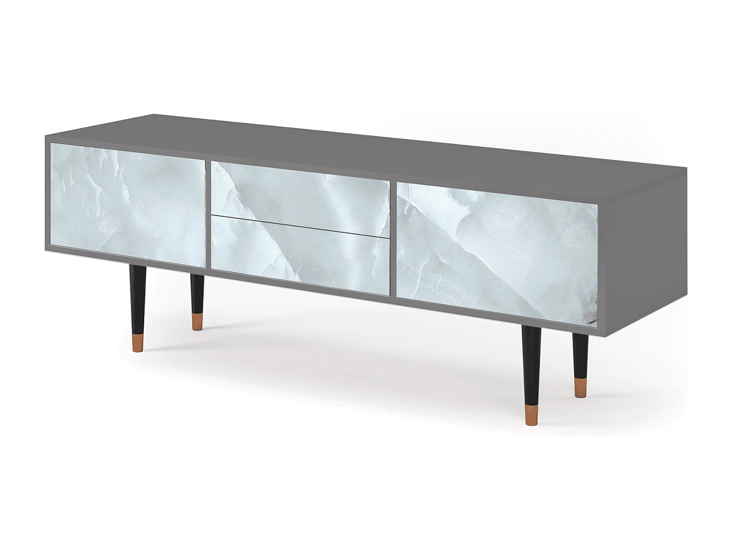 TV-meubel - 170х59х48 cm - T4 - The Onyx, Grijs