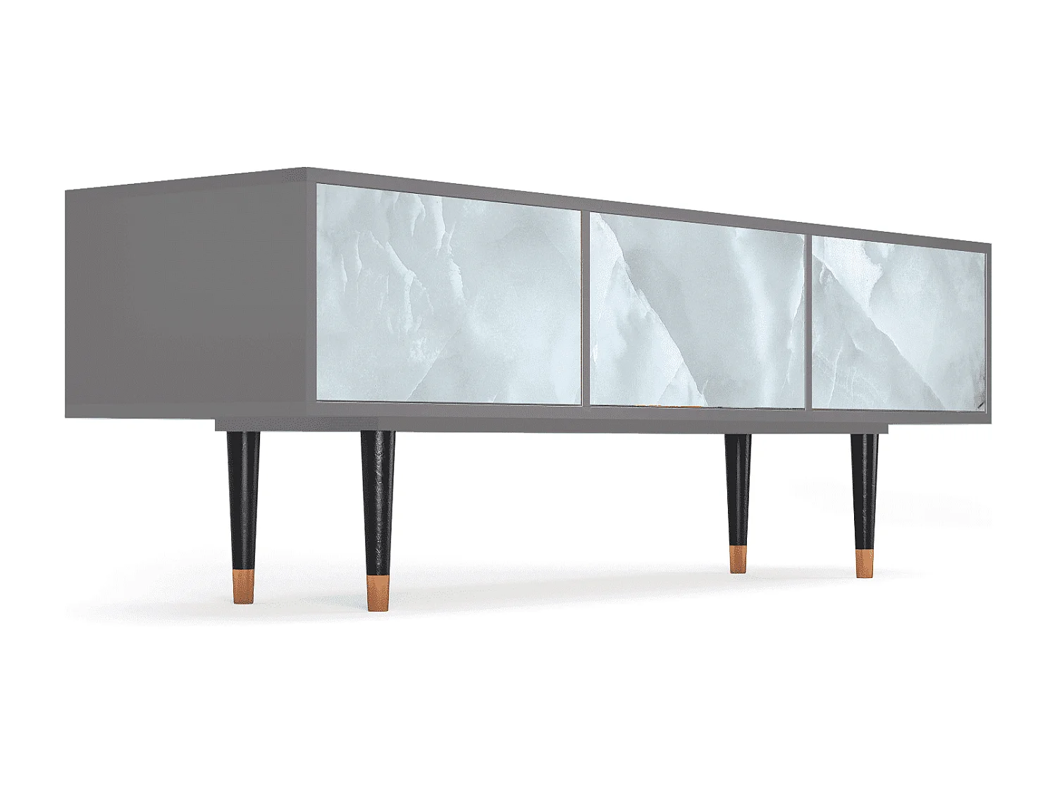 TV-meubel - 170х59х48 cm - T4 - The Onyx, Grijs