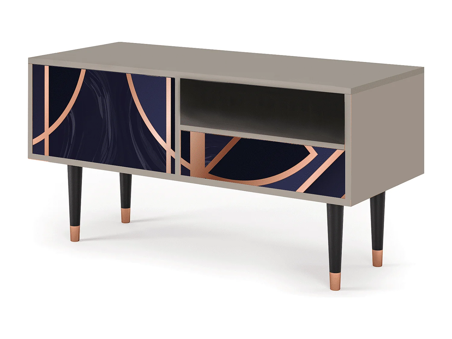 Mueble de TV - 115х59х48 cm - T3 - Purple Temple, Arena