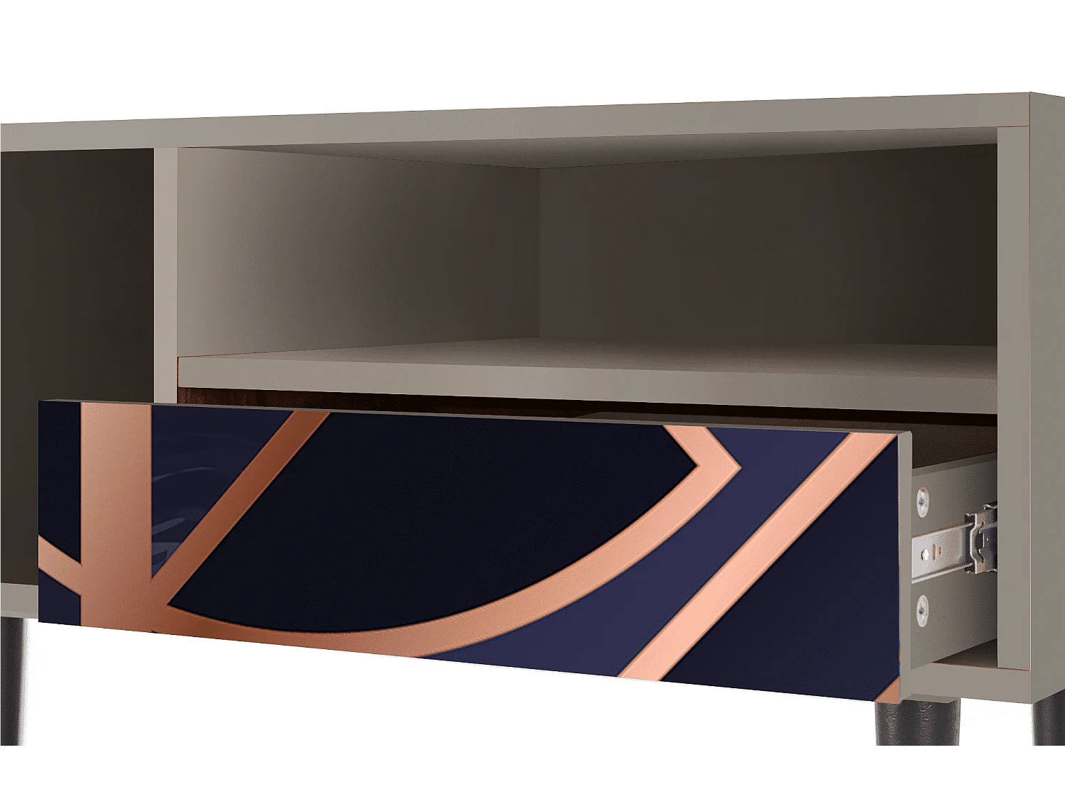 Mueble de TV - 115х59х48 cm - T3 - Purple Temple, Arena