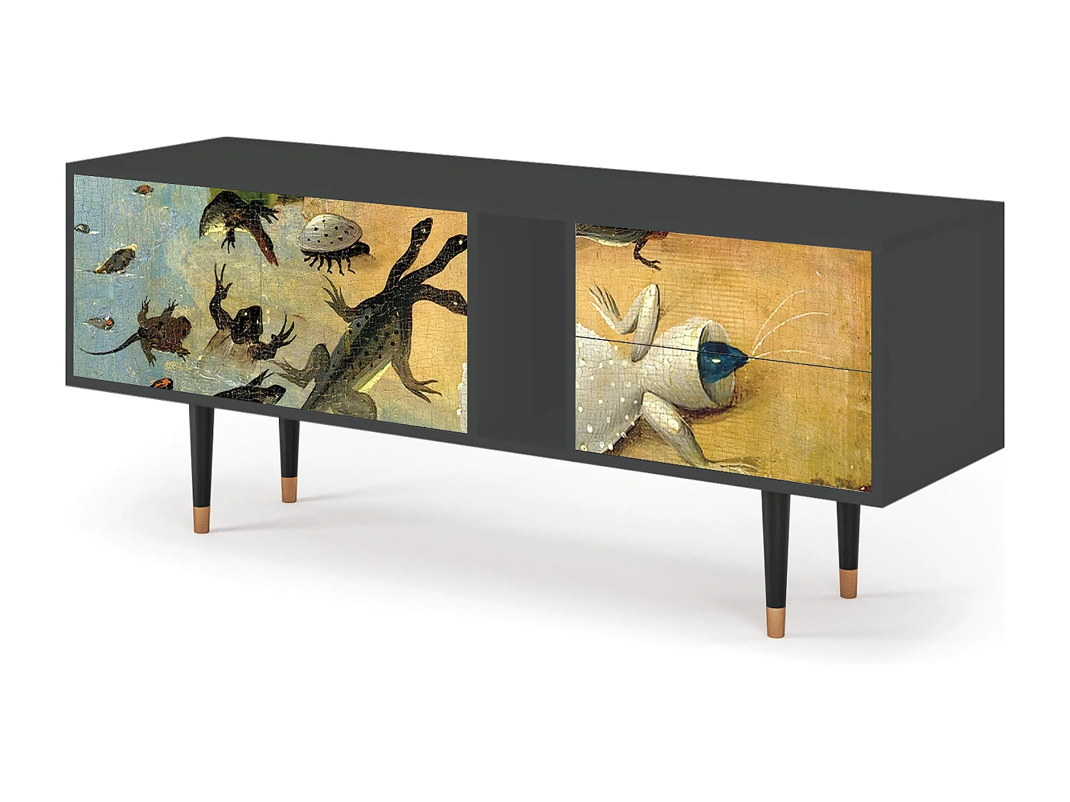 Szafka RTV - 170х69х48 cm - T1 - The Garden by Bosch, Antracyt