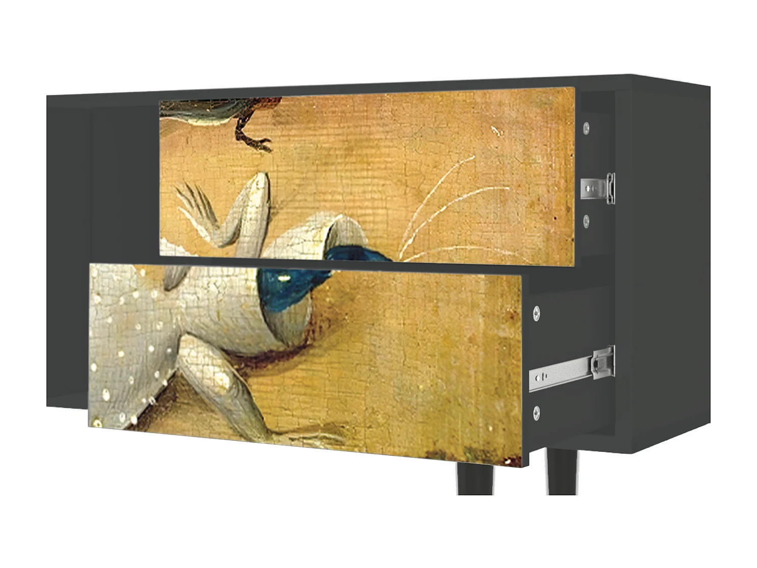 Szafka RTV - 170х69х48 cm - T1 - The Garden by Bosch, Antracyt