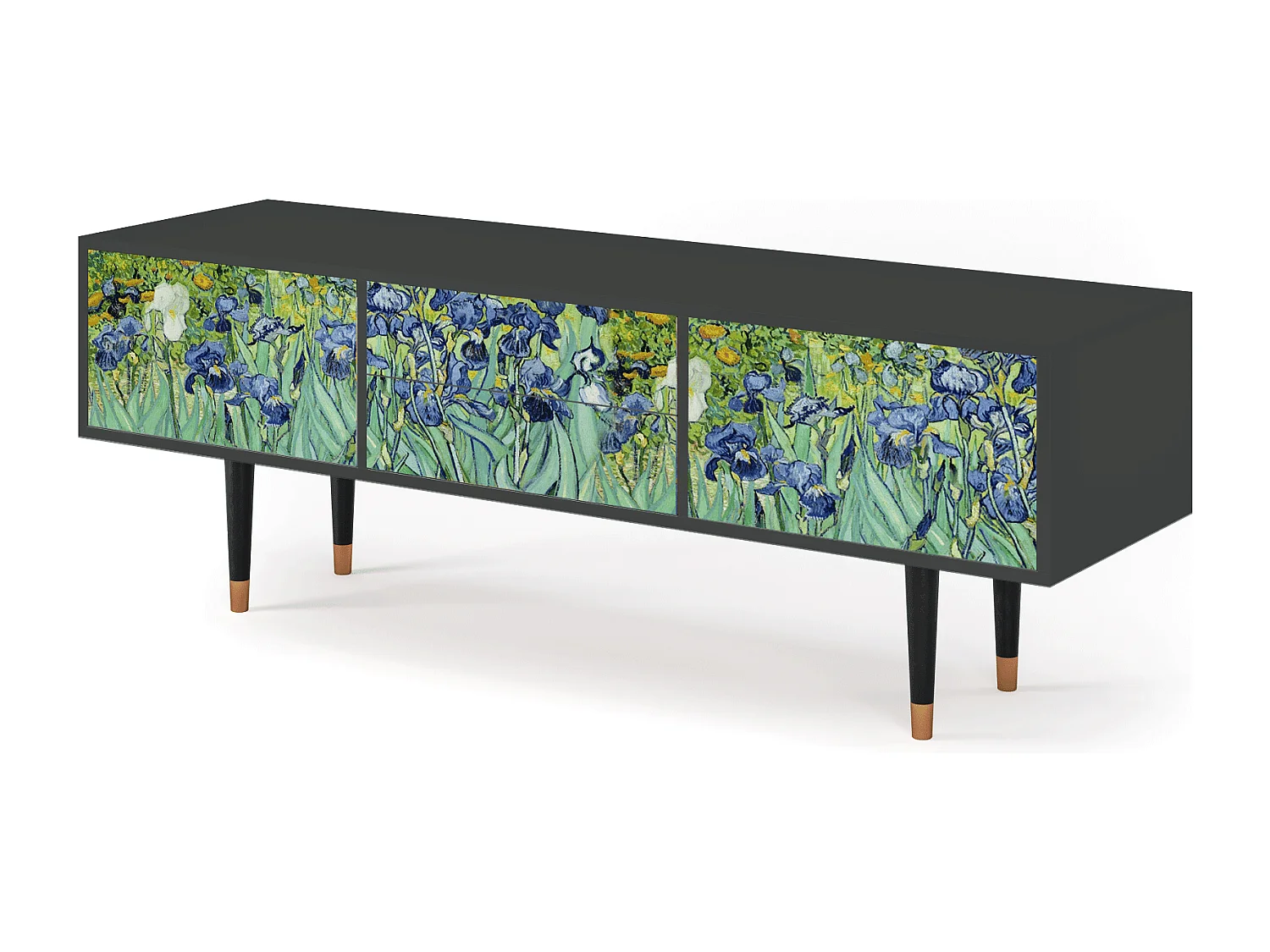 Meuble TV - 170х59х48 cm - T4 - Irises , Anthracite