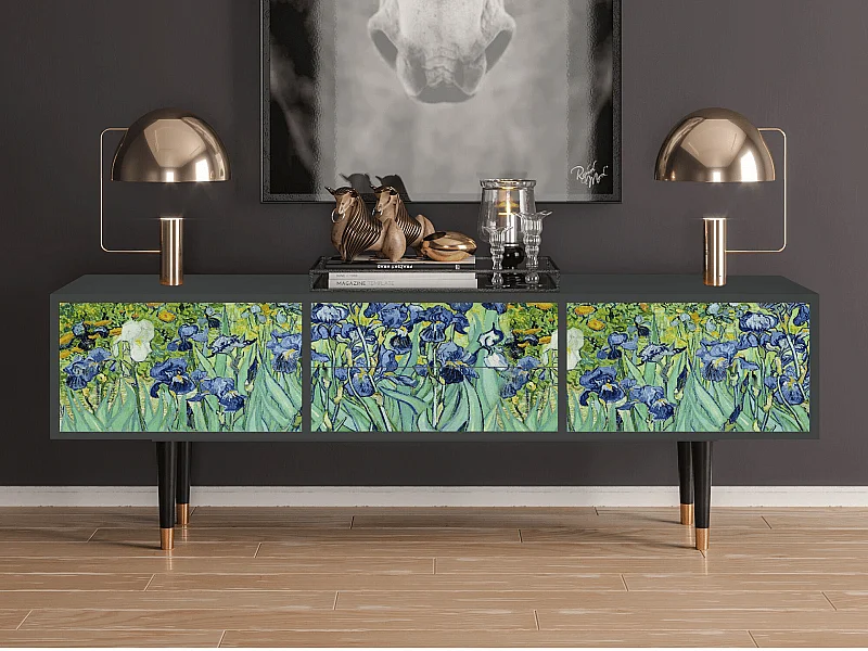 TV-Möbel - 170х59х48 cm - T4 - Irises , Anthrazit