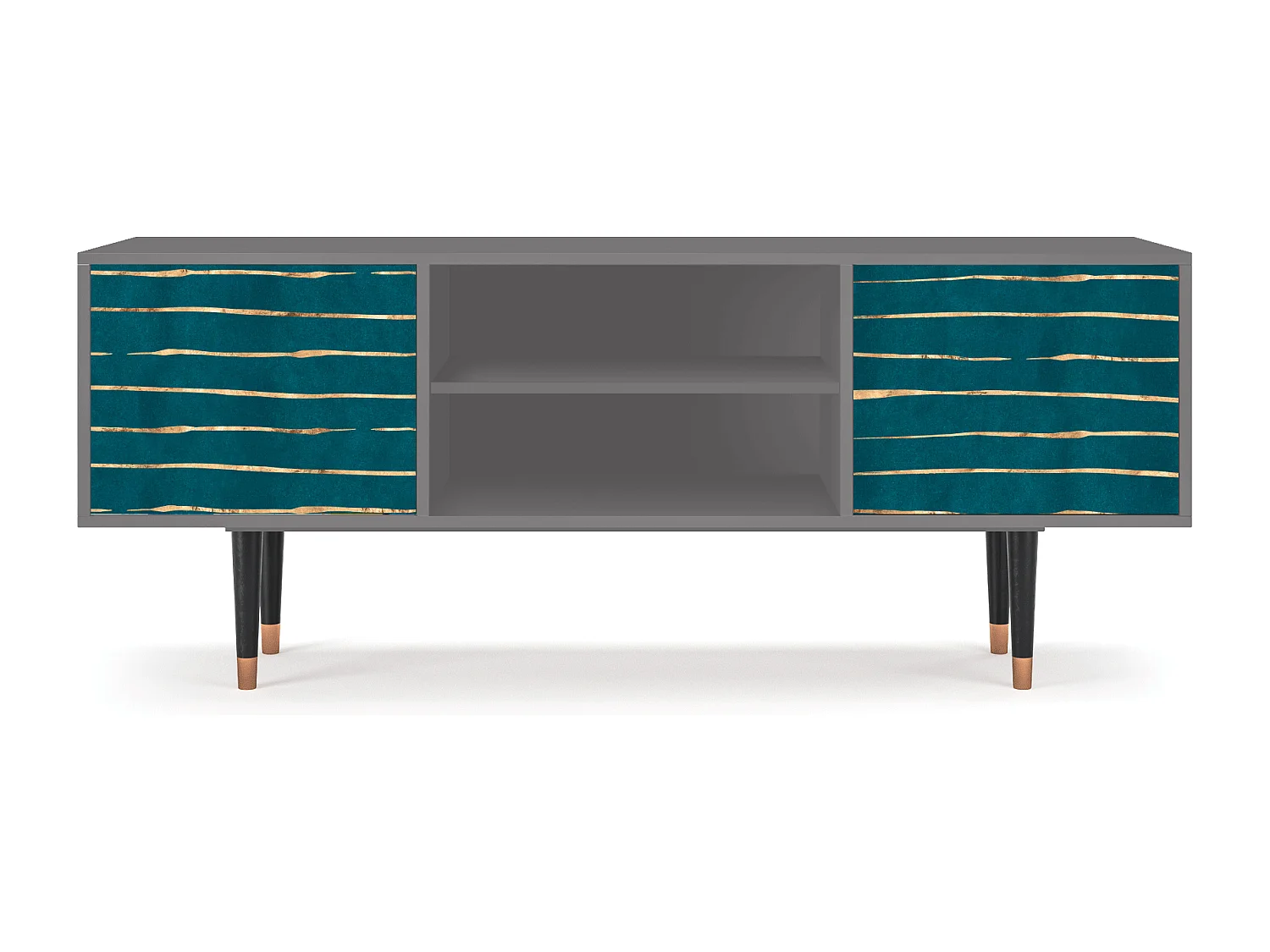 TV-meubel - 170х69х48 cm - T2 - Ocean Drive, Grijs