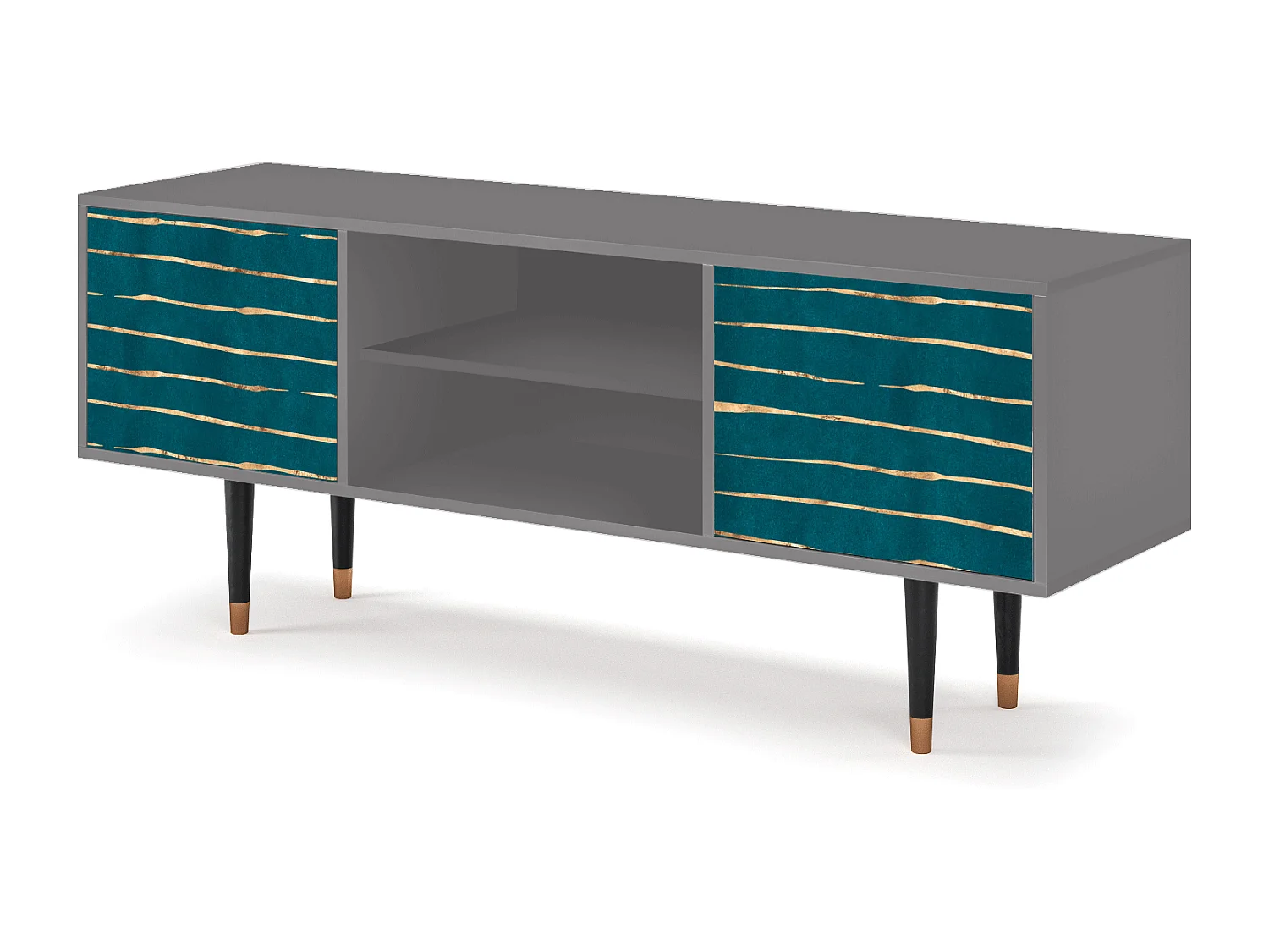 TV-meubel - 170х69х48 cm - T2 - Ocean Drive, Grijs