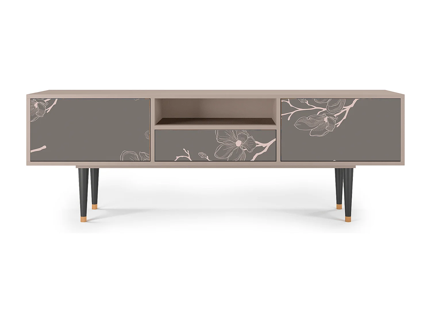 Mueble de TV - 170х59х41 cm - T6 - Cherry Blossom, Latte