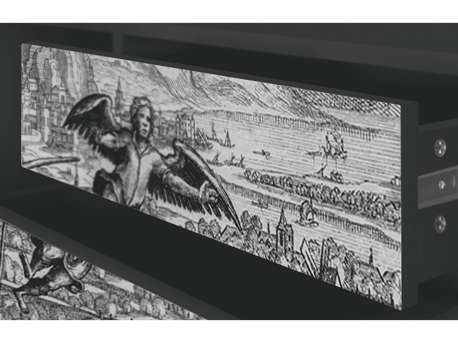 Meuble TV - 170х59х48 cm - T4 - Departure, Anthracite