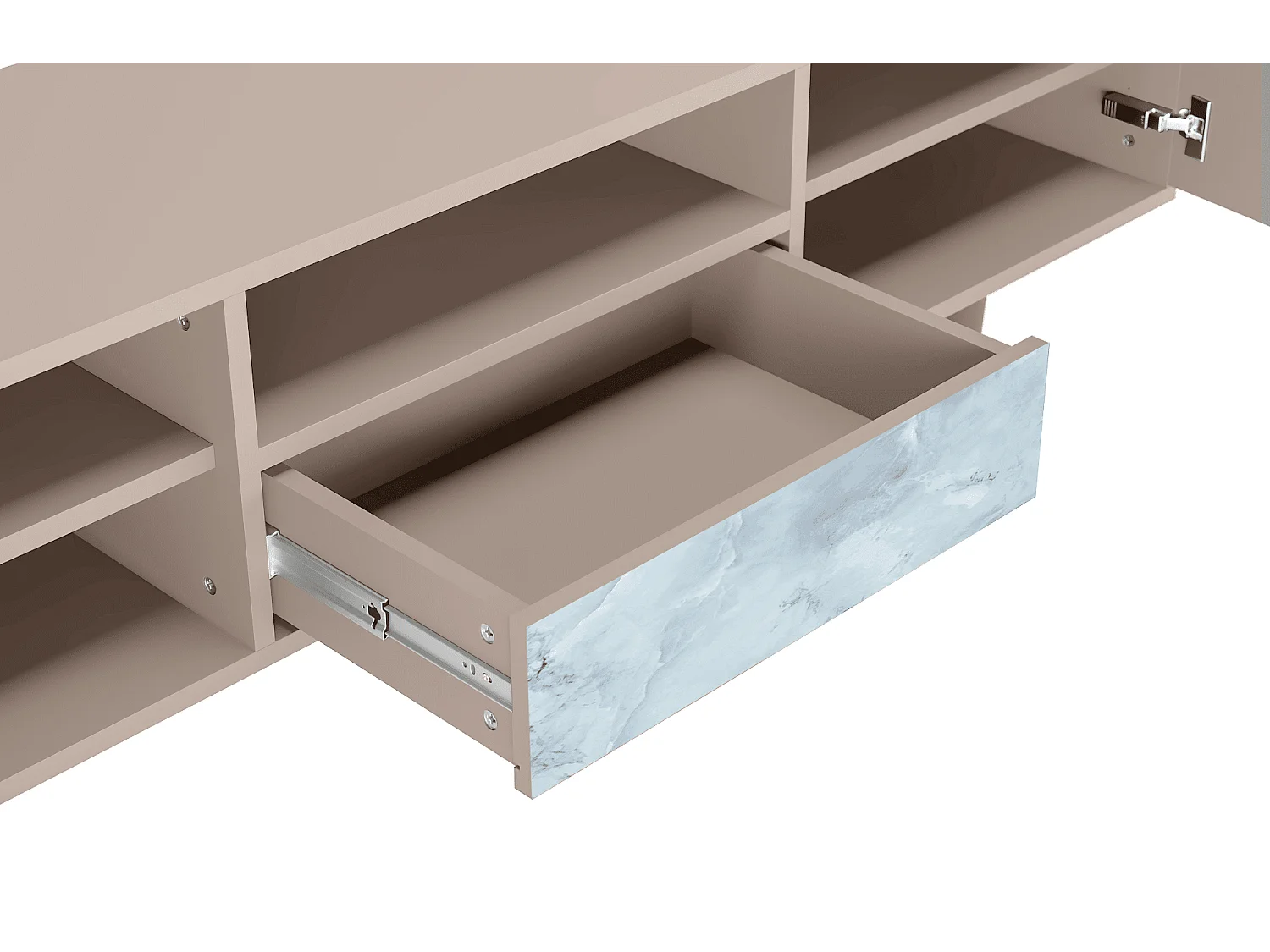 Mueble de TV - 170х59х41 cm - T6 - Glacial Colour, Latte